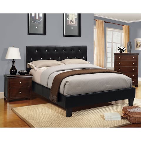 Furniture of America Lury Contemporary Black 3-piece Bedroom Set