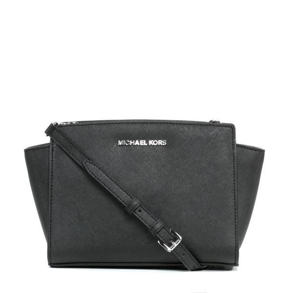 MICHAEL Michael Kors Selma Medium Black Messenger