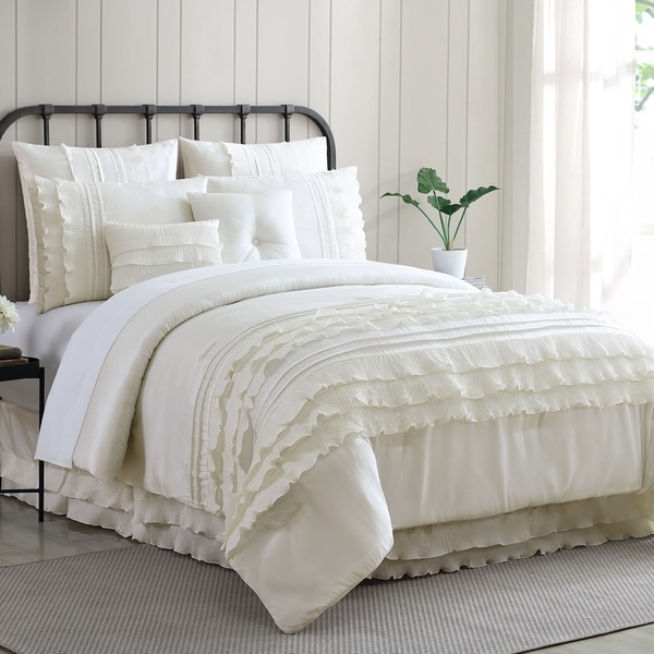 Amrapur Overseas Giselle 8-piece Embellished Comforter Set