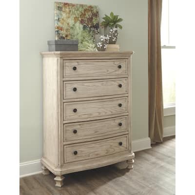 Signature Designs by Ashley Demarlos Parchment White Chest