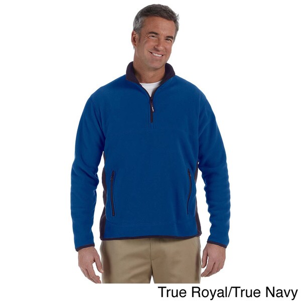 Shop Men's Polartec Colorblock Quarterzip Fleece Jacket On Sale