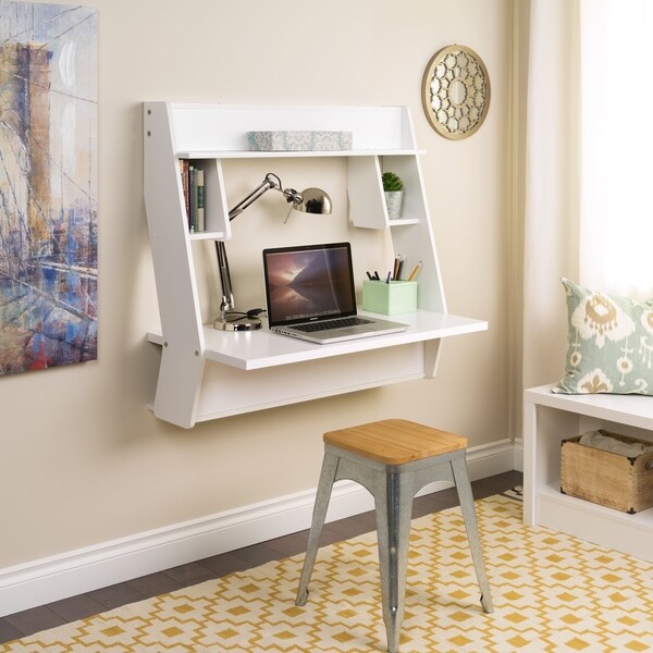 Winslow White Studio Floating Desk