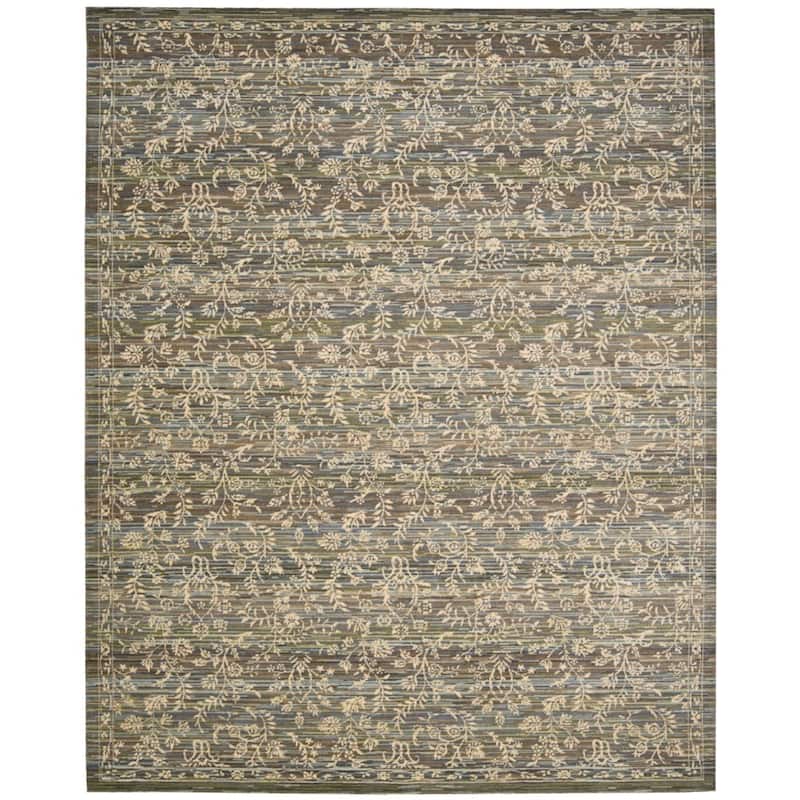 Nourison Rhapsody Area Rug - Blue - 7'9" x 9'9" - Rectangle