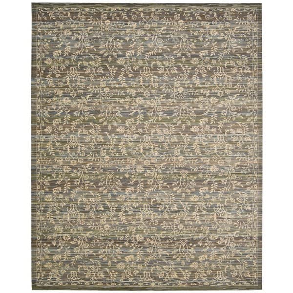 slide 2 of 15, Nourison Rhapsody Area Rug Blue - 7'9" x 9'9" - Rectangle