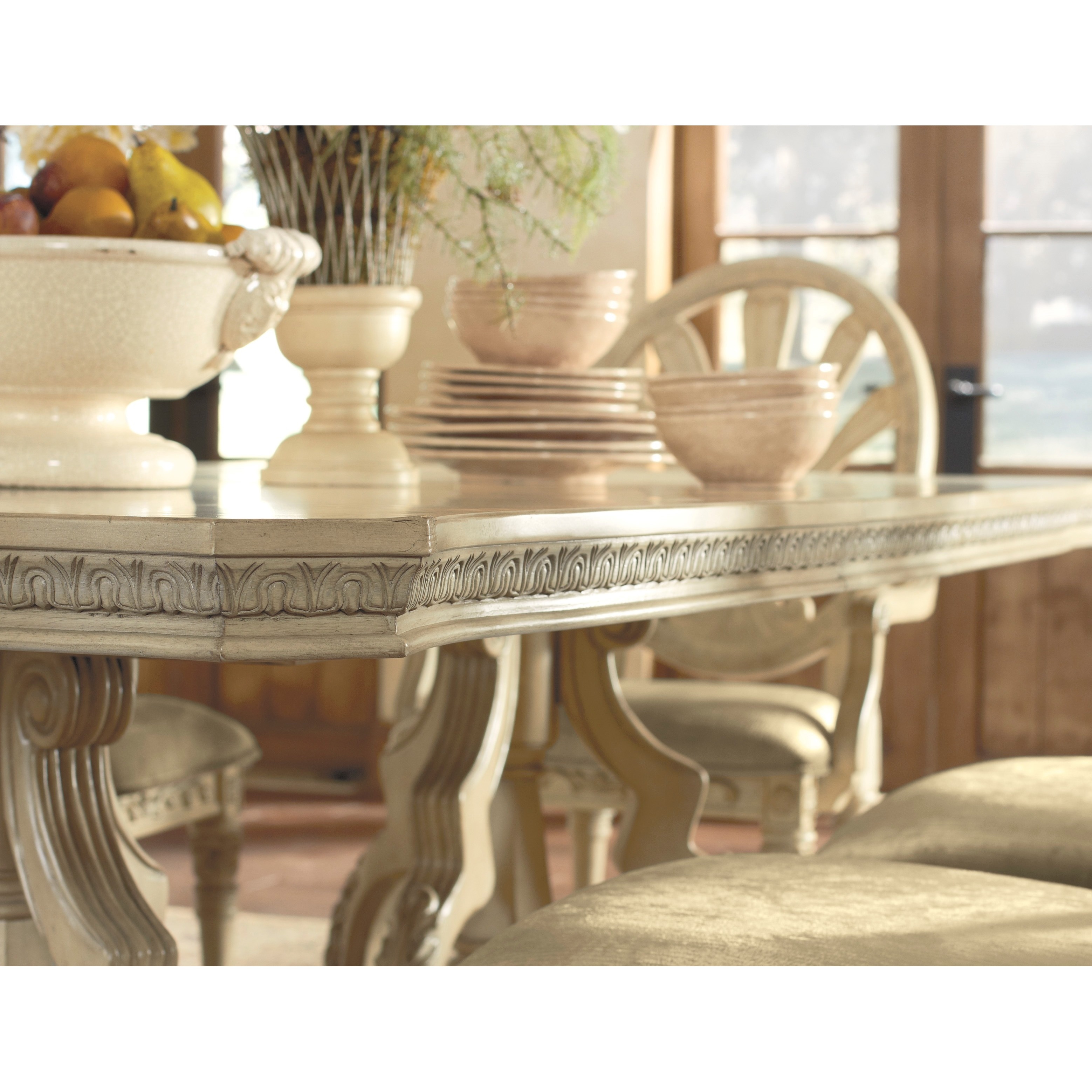 Signature Designs by Ashley Ortanique Extended Pedestal Table - Bed Bath &  Beyond - 9207482