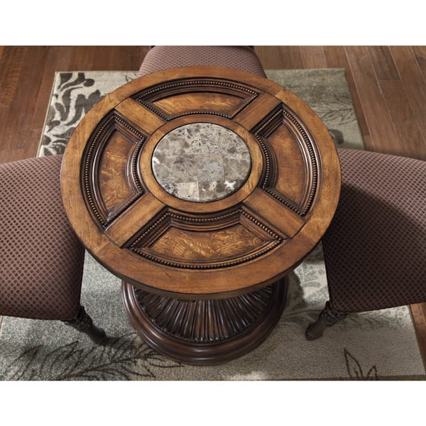 Signature Designs By Ashley Ledelle Round Pedestal Table Base Signature Designs By Ashley