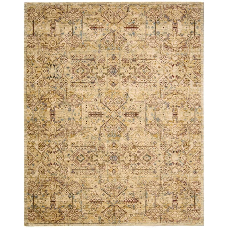 Nourison Rhapsody RH008 Area Rug - Yellow - 8'6" x 11'6"