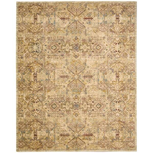 slide 2 of 12, Nourison Rhapsody RH008 Area Rug Yellow - 8'6" x 11'6"