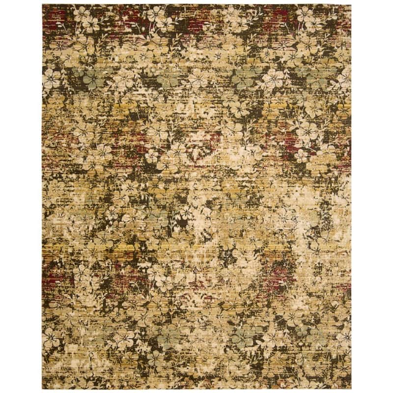 Nourison Rhapsody RH004 Area Rug - Beige - 8' 6" x 11' 6"