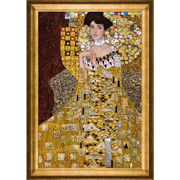 Gustav Klimt 'Portrait of Adele Bloch Bauer I (Luxury Line)' Hand ...