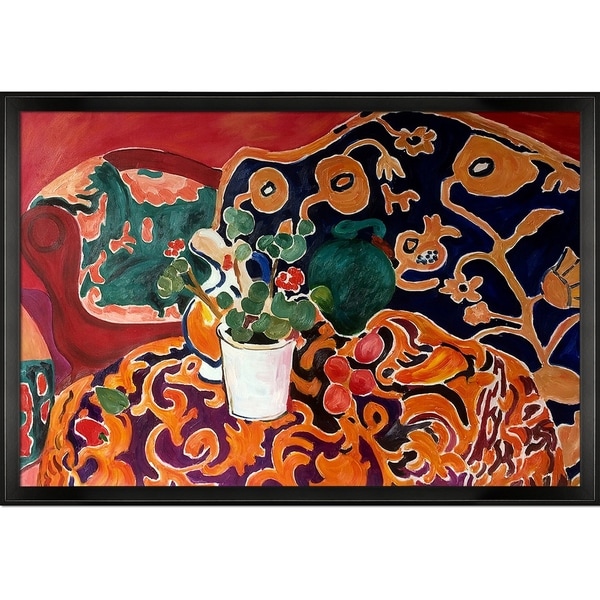 Henri Matisse 'Spanish Still Life' Hand-painted Framed Canvas Art ...