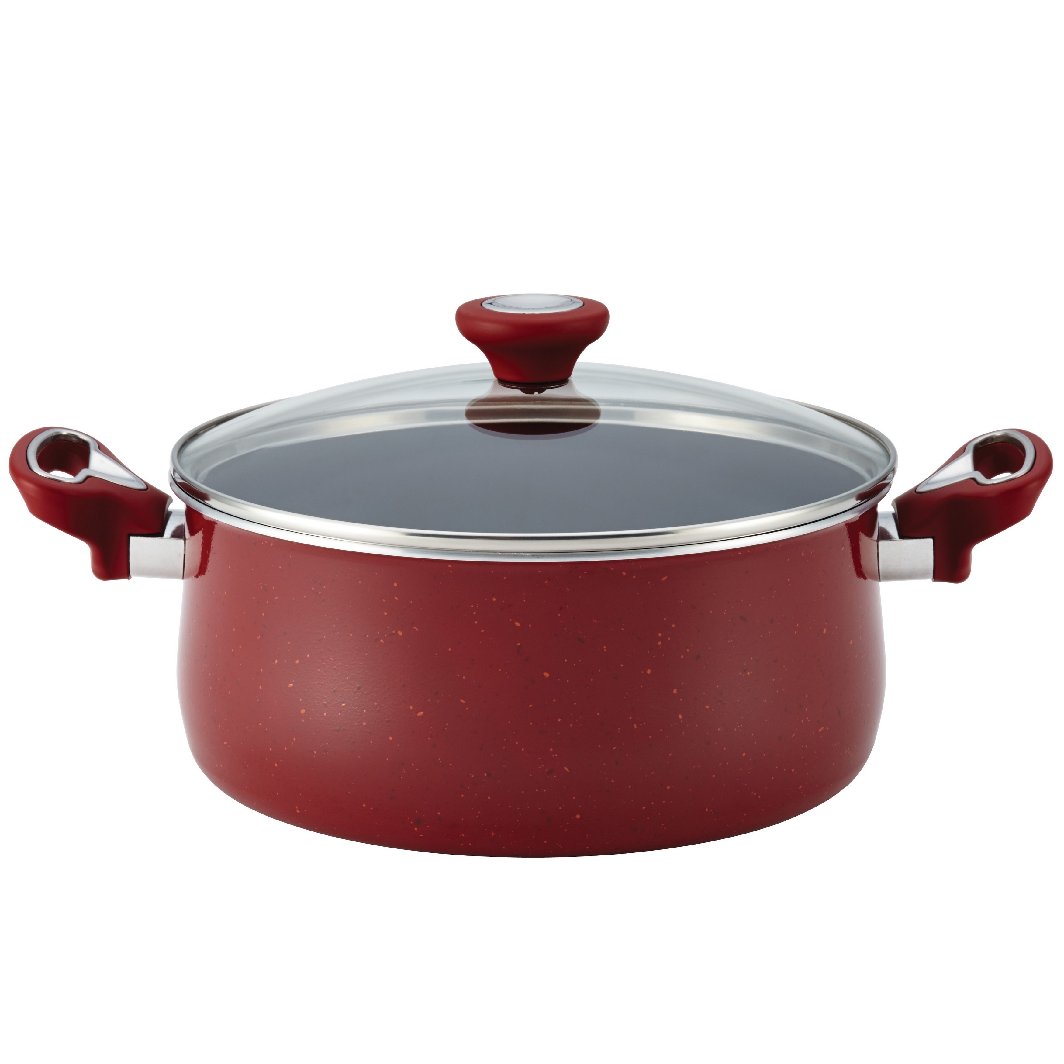 Farberware New Traditions Speckled Aluminum Nonstick 9 1/4-inch and 11  1/2-inch 2-piece Red Skillet Set - Bed Bath & Beyond - 8988507