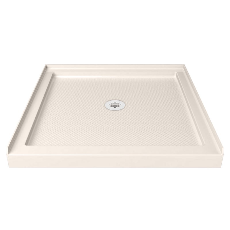 DreamLine Flex 32 in. D x 32 in. W x 74 3/4 in. H Pivot Shower Door and Shower Base Kit - 32" x 32"