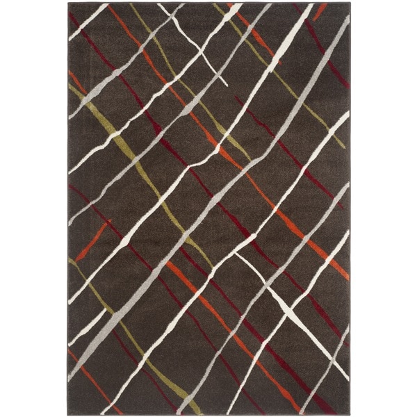 Safavieh Porcello Contemporary Brown/ Multicolored Rug - 8' x 11'2