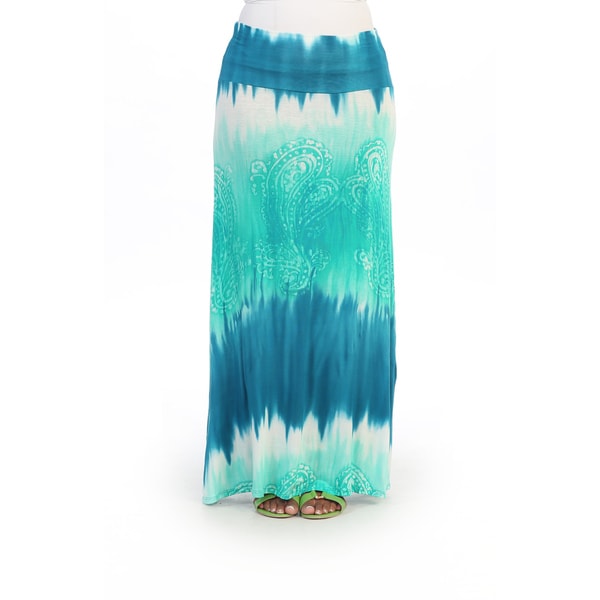 Shop Hadari Women's Plus Tie-dye Skirt - Free Shipping On Orders Over ...