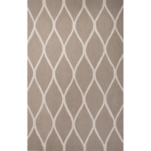 Shop Handmade Geometric Neutral Area Rug (8' X 10') Free Shipping