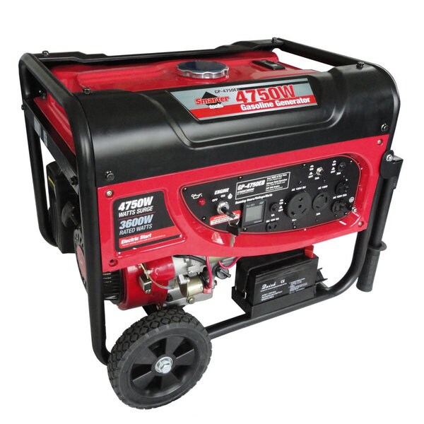 Smarter Tools 4750 Watt, 3600 Continuous Watt, Gasoline Portable ...