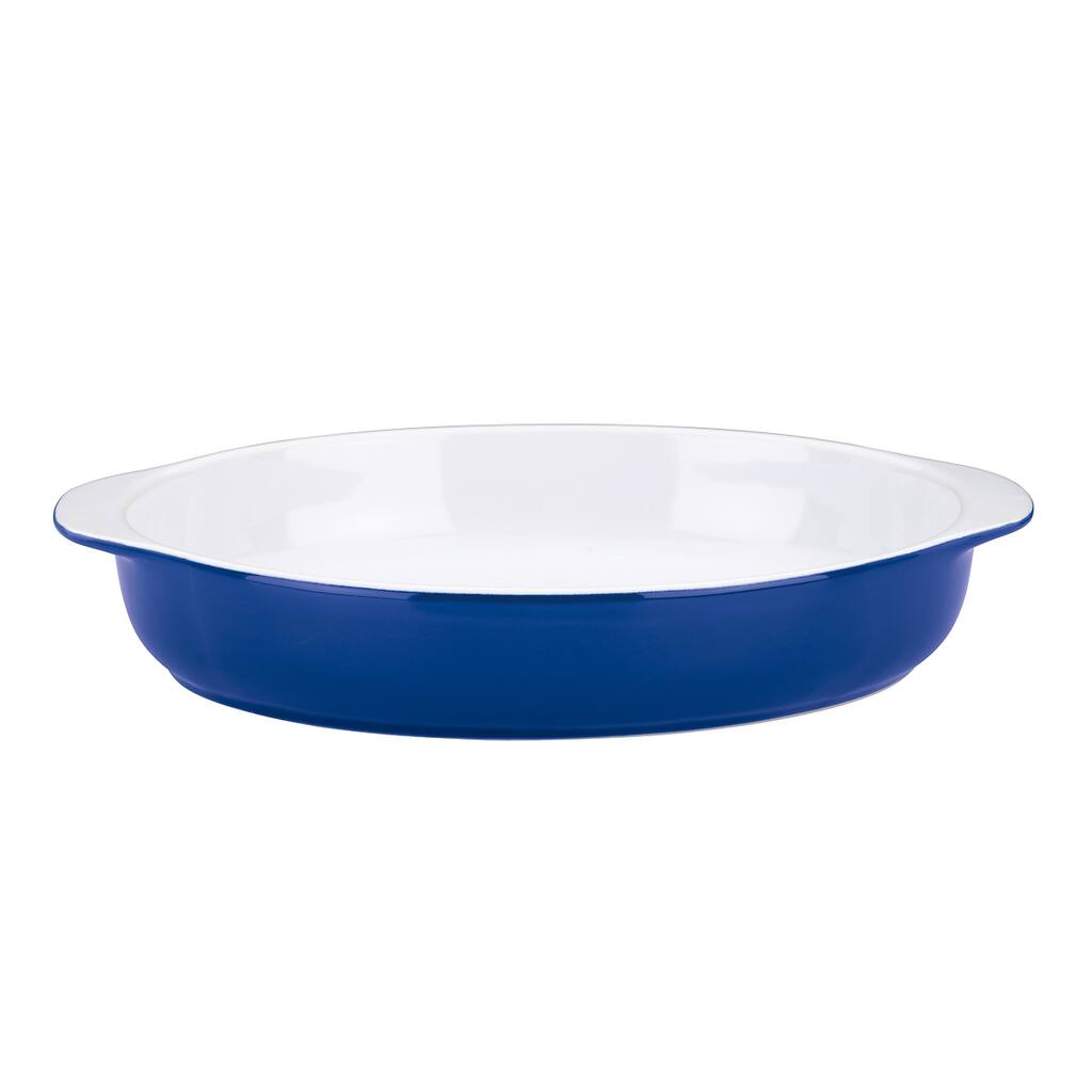 Mario Batali by Dansk Cobalt Large Oval Au Gratin Dish