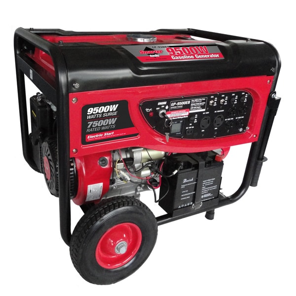 Smarter Tools 9500-watt Portable Generator with Electric Start and