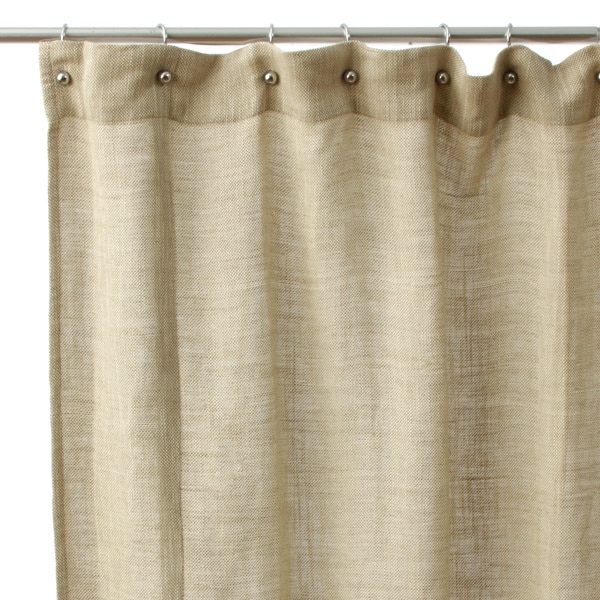 Shop Jack Rustic Cotton Shower Curtain Khaki Free Shipping