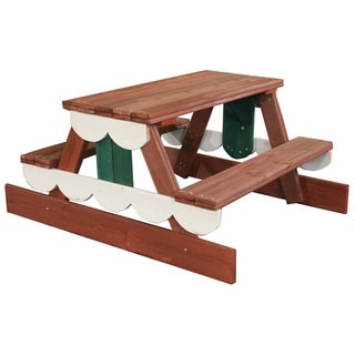 KidKraft Outdoor Table &amp; Bench Set with Cushions 