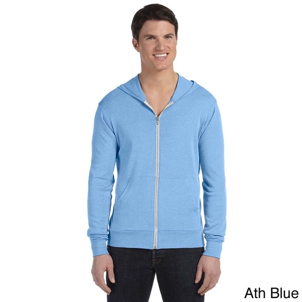 Unisex Triblend Lightweight Full zip Hoodie   16381961  