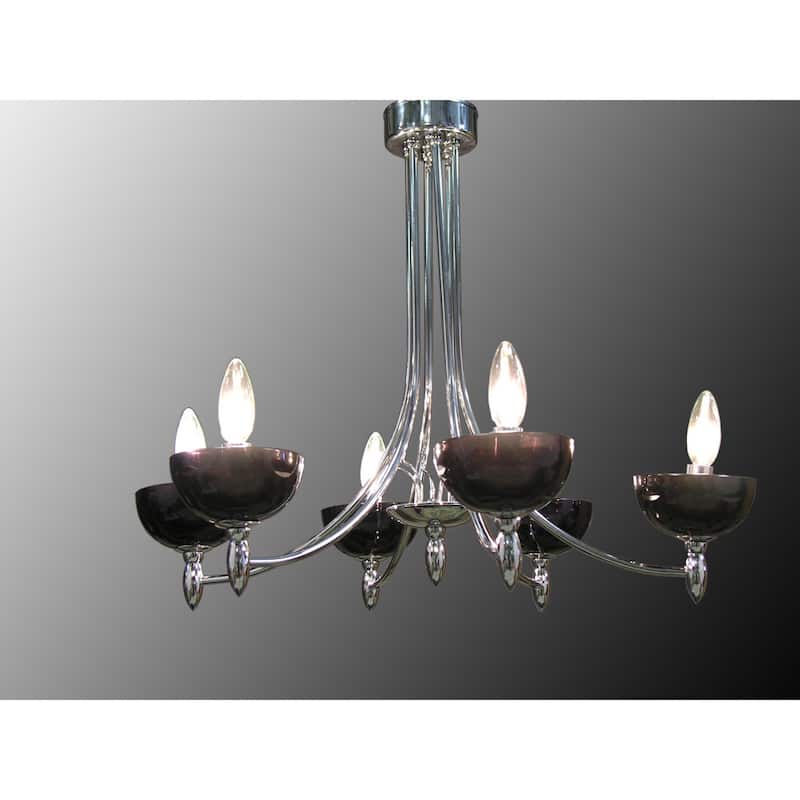 Ariana 6-light Crystal Chandelier - Multi-color