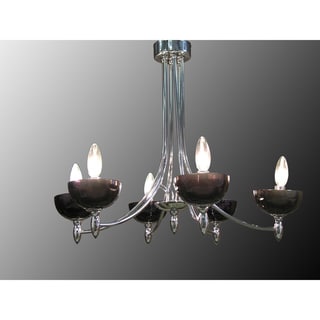 Ariana 6-light Crystal Chandelier (Ariana Crystal Chandelier) - Chandeliers For Bedrooms by Overstock.com