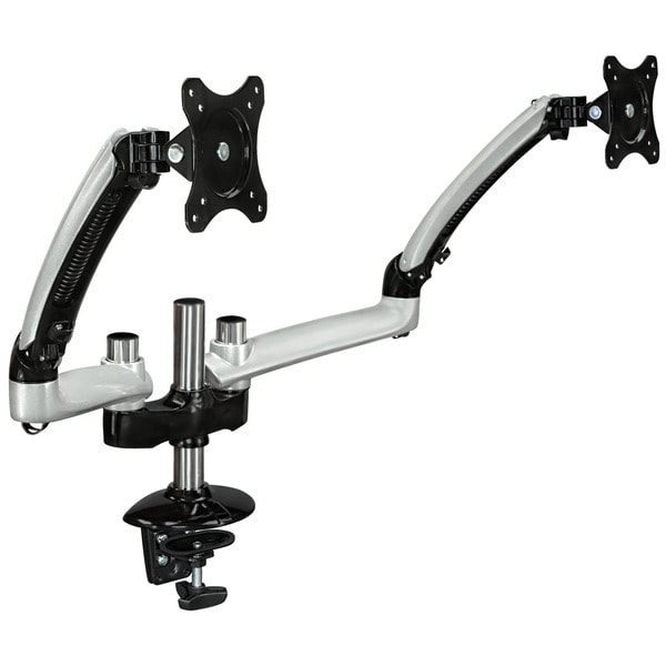 Loctek High end Dual Arm Full Motion Gas Spring Mount (For Two 10 to