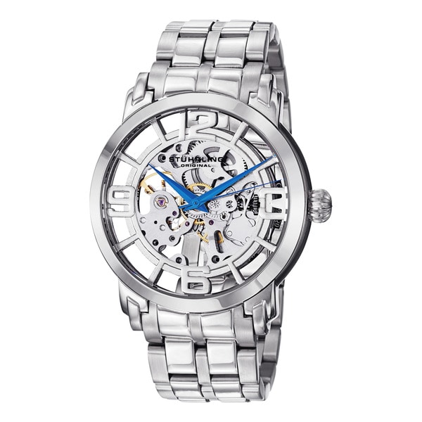 Stuhrling Original Men's Winchester 44 Elite Automatic Stainless Steel Bracelet Watch