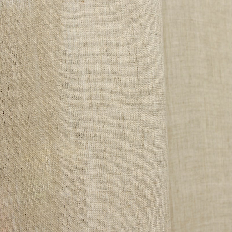 Natural Cotton Linen Shower Curtain