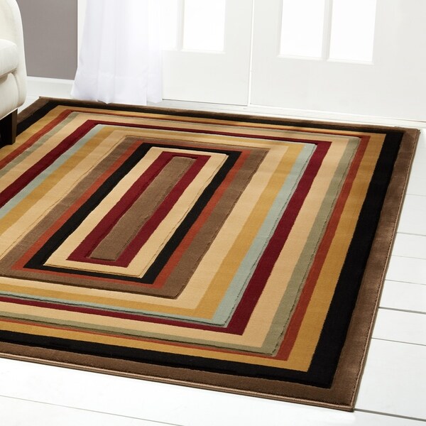 Home Dynamix Evolution Collection Contemporary Cream Area Rug (7'10X10'2) - 7'10 x 10'10