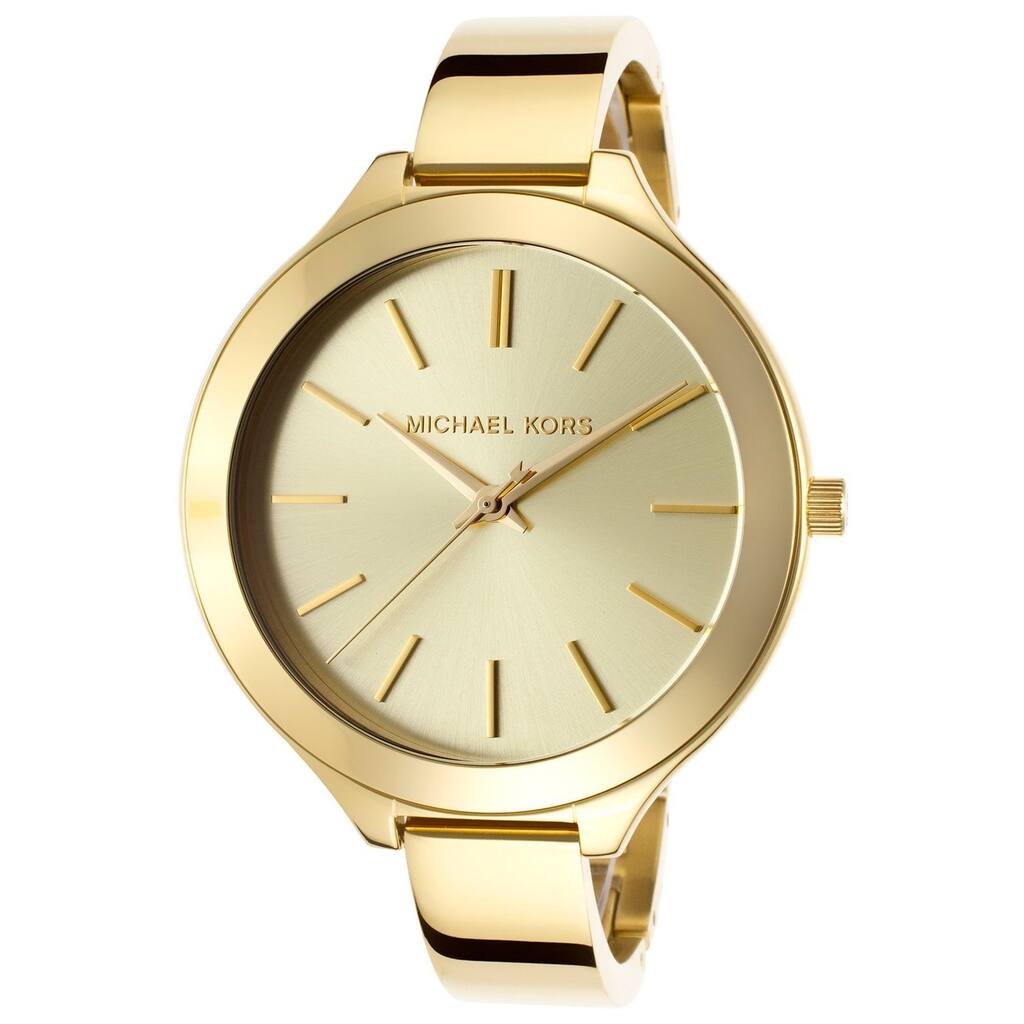 Michael Kors Women's MK3275 Slim Runway Watch - Gold
