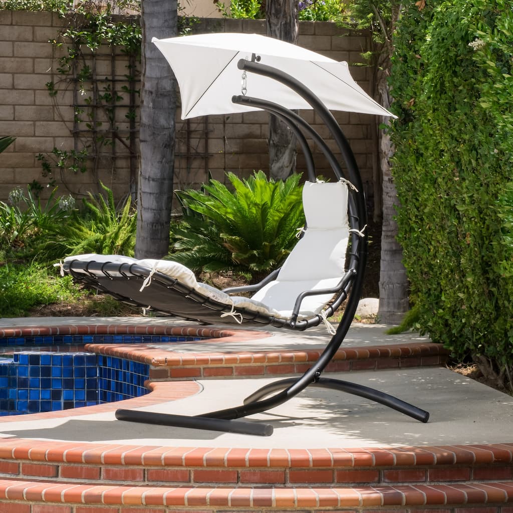 La Vida Steel Hanging Chair by Christopher Knight Home