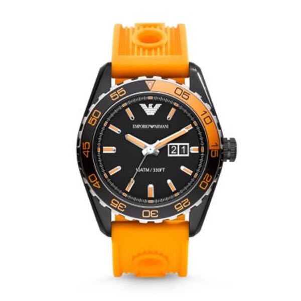 emporio armani orange watch