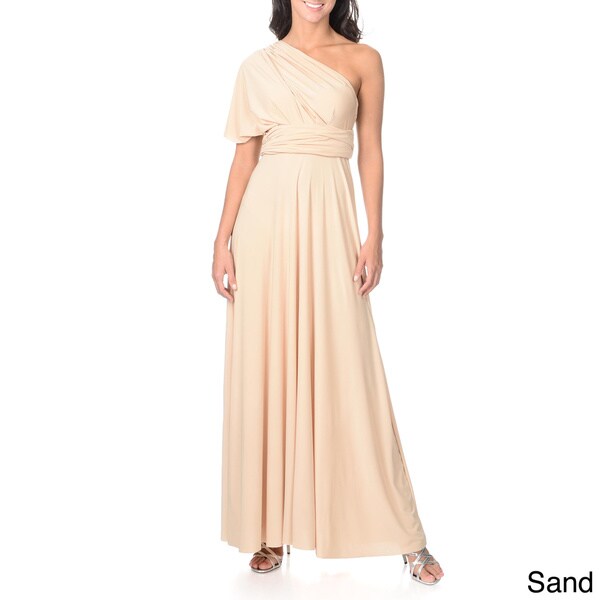 Shop Women's Long Maxi Dress Convertible Wrap Cocktail Gown Bridesmaid ...
