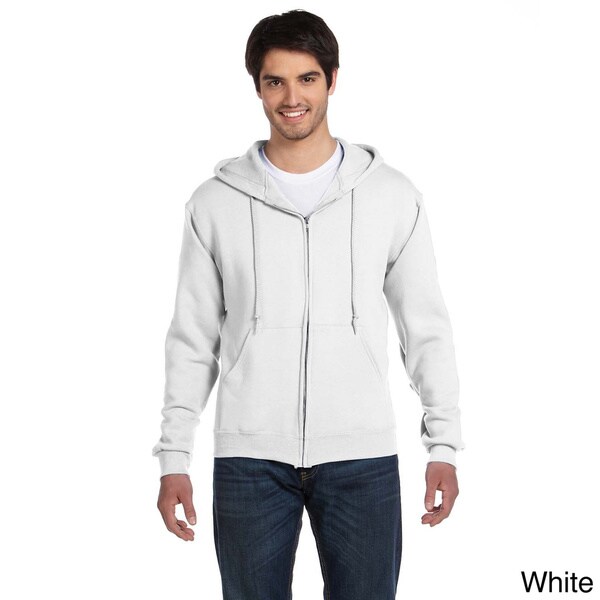 fruit of the loom white hoodie