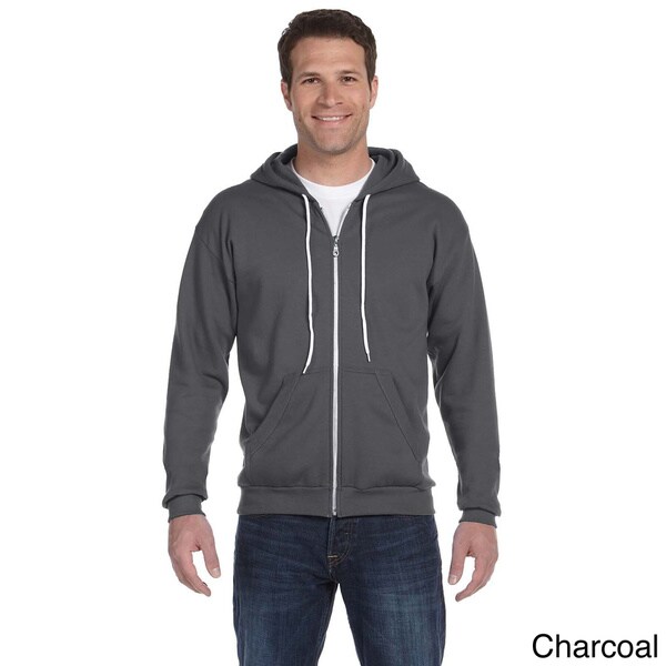 anvil full zip hooded sweatshirt