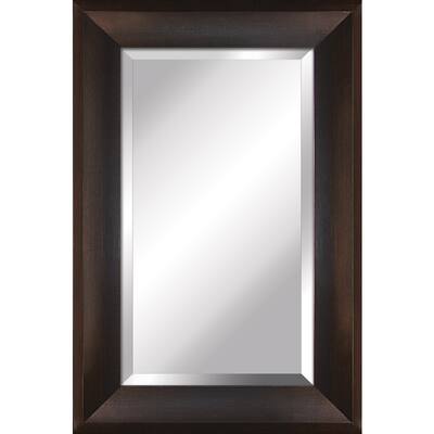 Espresso Finished Frame Mirror