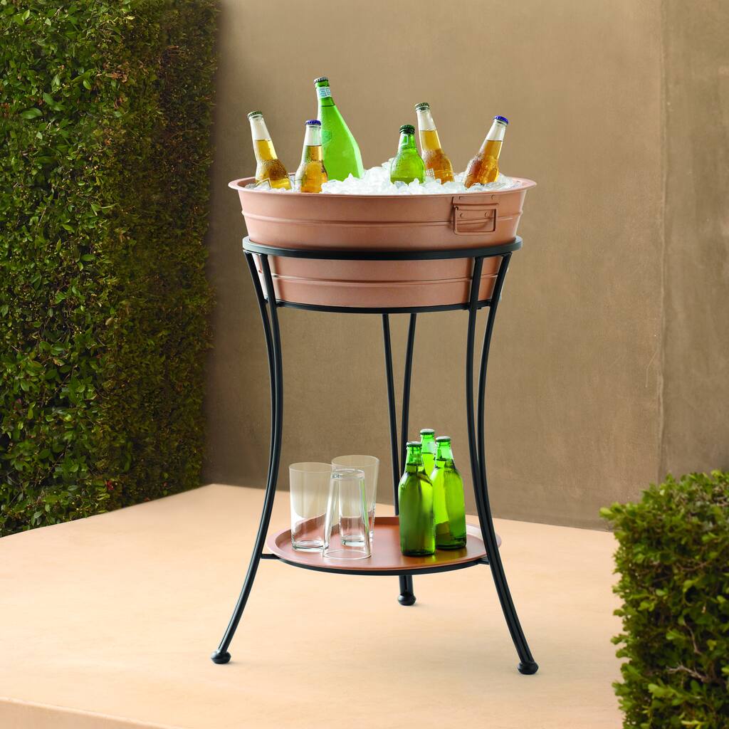 Outdoor Escapes Copper Steel Ice Tub