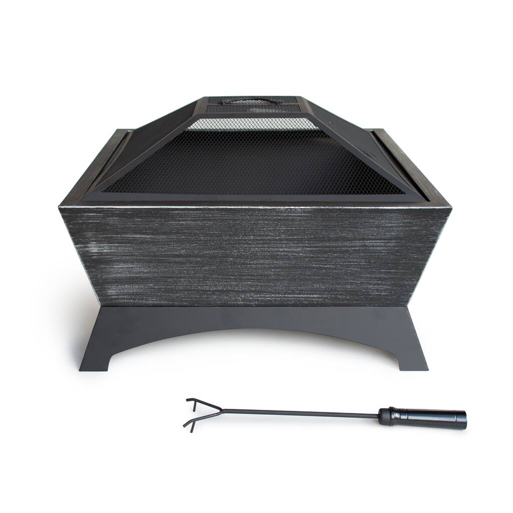 Outdoor Escapes 26-inch Steel Fire Pit