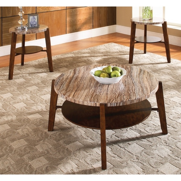 Toledo Faux Marble 3-pack Occasional Tables by Greyson Living