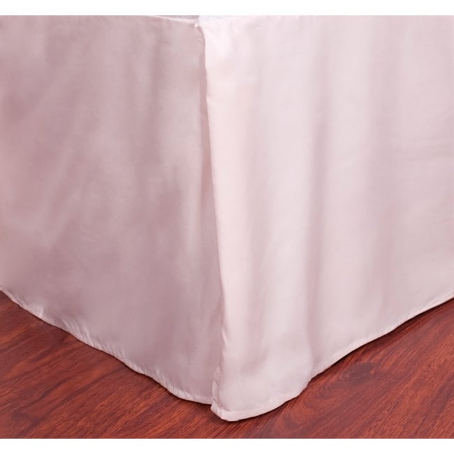 1500 Series Ultra-soft Assorted Color Bed Skirts - Beige - Twin