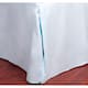 1500 Series Ultra-soft Assorted Color Bed Skirts - Light Blue - Twin