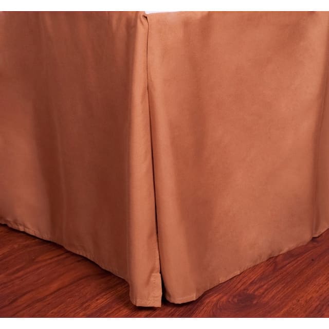 1500 Series Ultra-soft Assorted Color Bed Skirts - Mocha - King
