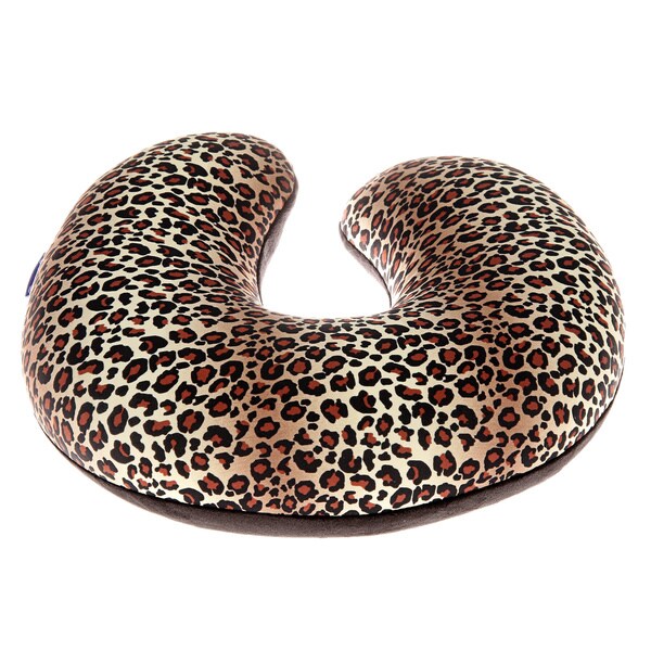 cheetah print neck pillow