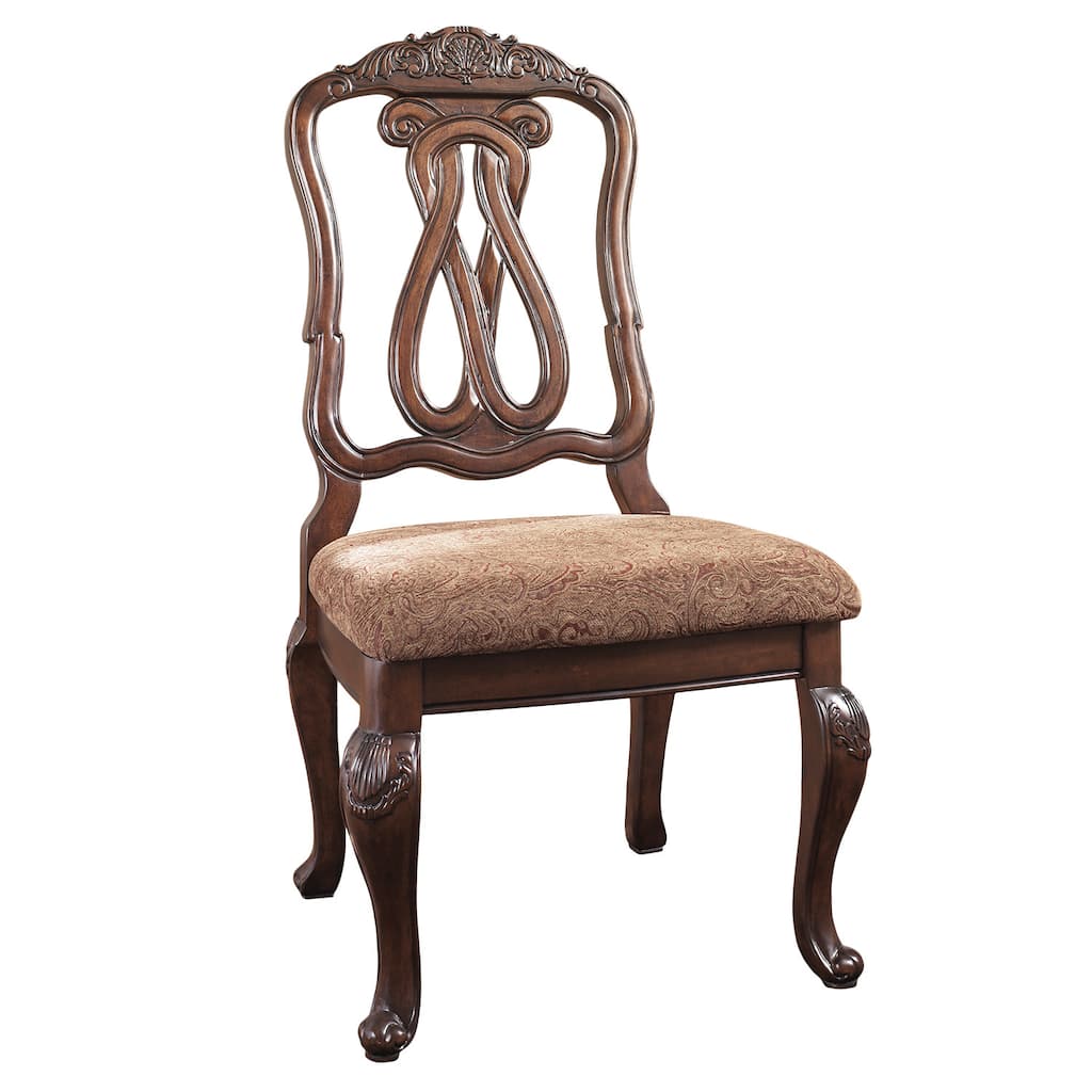 Signature Design by Ashley North Shore Dark Brown Dining Upholstered Dining Chair (Set of 2)