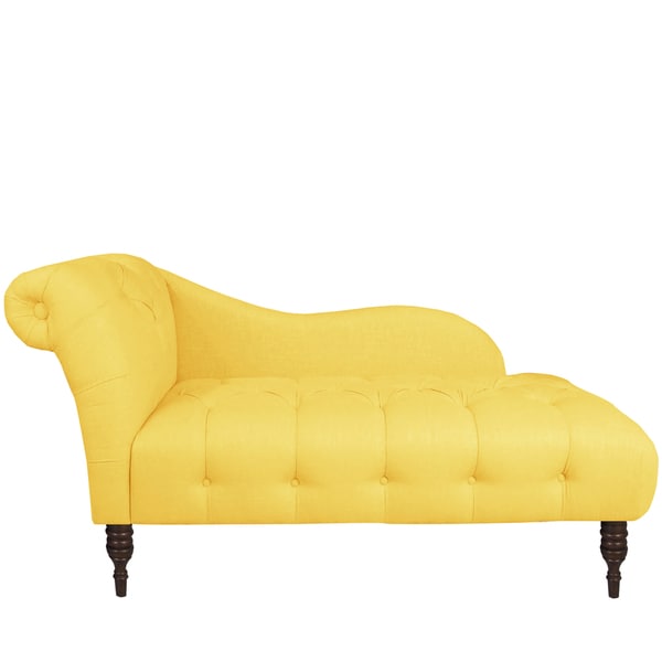 yellow chaise lounge sofa