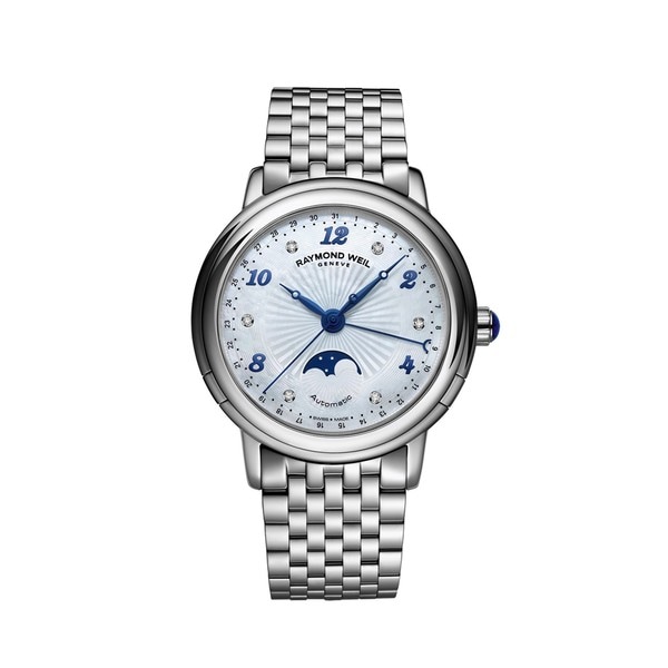 Raymond Weil Women's Maestro Moon Phase Automatic Watch | Overstock.com ...