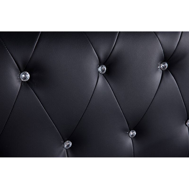 Dorian 2-piece Black and White Modern Bed